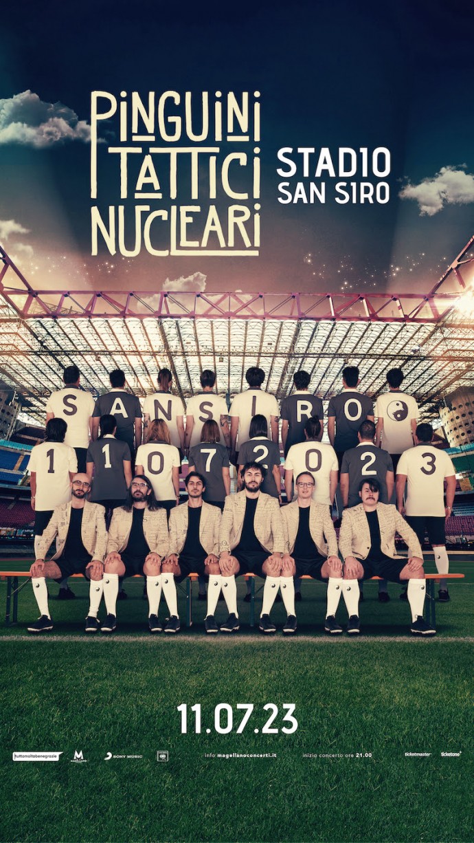 Pinguini Tattici Nucleari: sold out in 12 ore allo Stadio Meazza di San Siro, per l'11 luglio 2023.